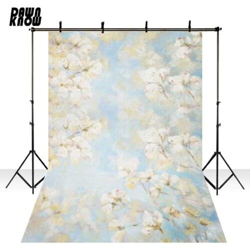DAWNKNOW Simple and Elegant Flower Vinyl Photography Backdrops Baby Texture Backgrounds Photocall Newborn Photo Studio F1508