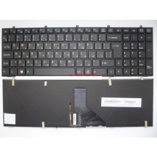 Russian NEW black Keyboard for DNS Clevo W370ET W350ET W370STQ W350ST W355 W670SC W350SS W670SR W370SS RU laptop keyboard