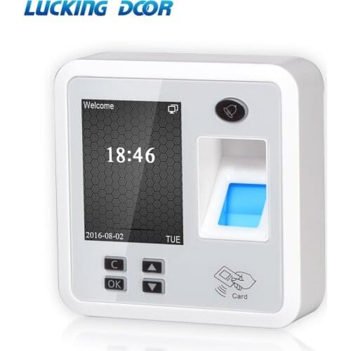 Fingerprint Swiping Card Employee Attendance Access Control Device 125KHZ RFID 13.56MHZ Card Reader Door Access Control System
