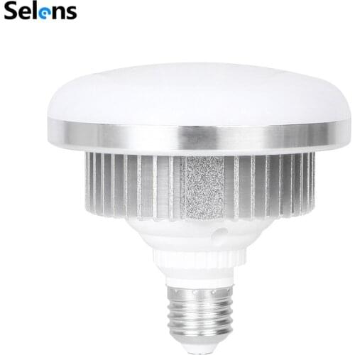 Selens E27 65W Bulb Lamp 5500K LED Photo Lighting Studio Video Daylight Lamp For Softbox Photographic Studio Strobe light