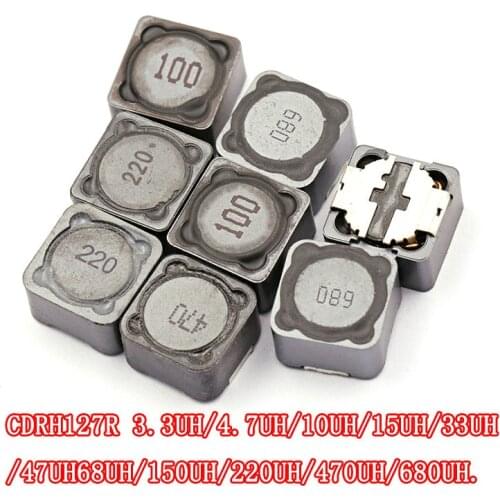 5PCS CDRH127 CD127 CDRH127 10/15/22/33/47/68UH 12*12*7 SMD Power inductor