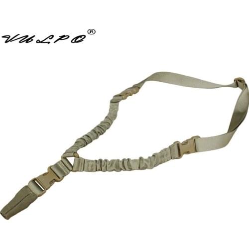 Military airsoft Tactical Bungee Rifle Gun Sling Strap System Adjustable Nylon Single Point Rifle Strap