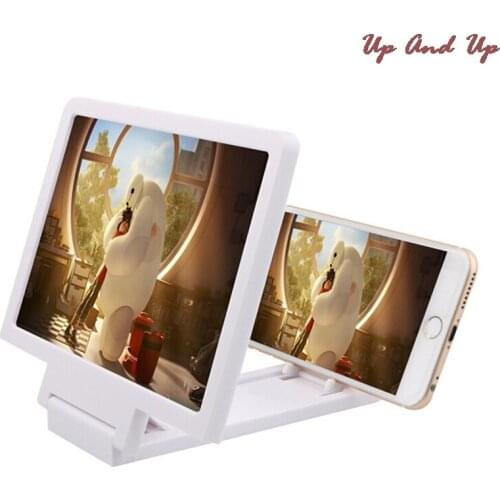 1Pcs Mobile Phone Screen Magnifier 3D Video Amplifier Folding Larger Expander HD Stand For Video