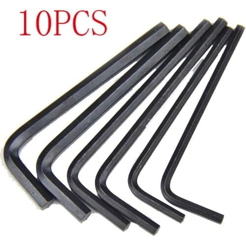 10pcs/20pcs M3 3mm L Shaped Hex Key Flat hexagonal wrench Hand Driver Tools