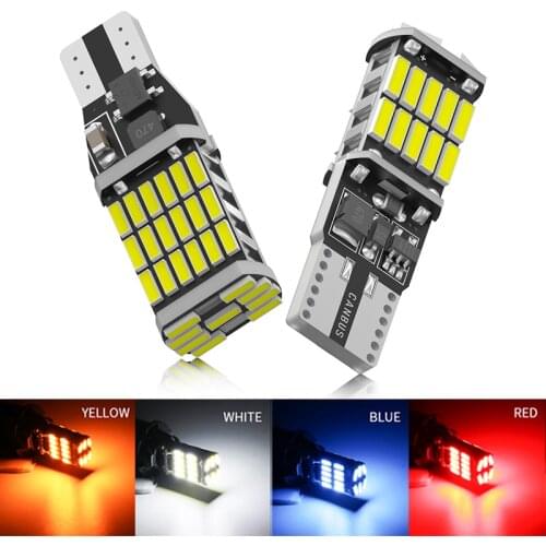 2pc Car LED Lights T10 W5W 194 4014SMD T15 W16W Canbus No Error For Car Accessoires Interior Bulbs Dome Stop Door Lamp 12V Diode