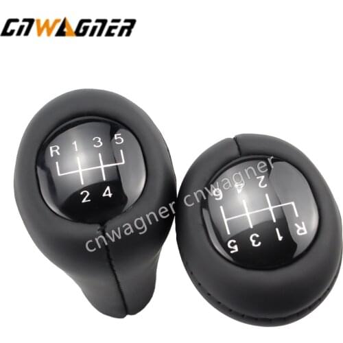 5 6 Speed Leather Gear Shift Knob For BMW 1 3 5 6 Series E30 E32 E34 E36 E38 E39 E46 E53 E60 E63 E83 E84 Sports Lever HandBall