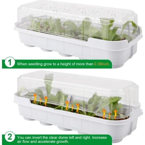 6 Sets Flower Pots And Planting Pots Hydroponic Garden Grow Box Indoor/Outdoor Gardening Reusable Outdoor Seedling Tray