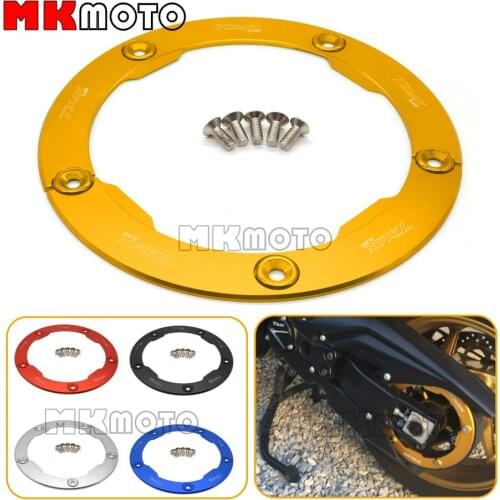 Motorcycle Aluminum Transmission Belt Pulley Protective Cover Gold For Yamaha Tmax T-MAX 530 2012 2013 2014 2015