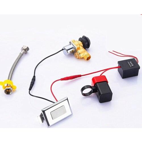 Concealed Ceramic integrated automatic induction Sensor urinal flush valve,AC/DC Automatic induction sensor standing urinal