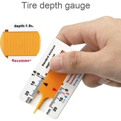 Auto Tyre Tread Depth Gauge Caliper Tire Wheel Measure Meter Thickness Detection Repair Tools for Car Motorcycle Trailer