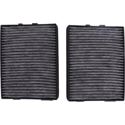 2 Pcs Car Air Conditioning Activated Carbon Cabin Fiber Cabin Air Filter For BMW 5 Series E39 520i 523i 525i 528i 530i 535i