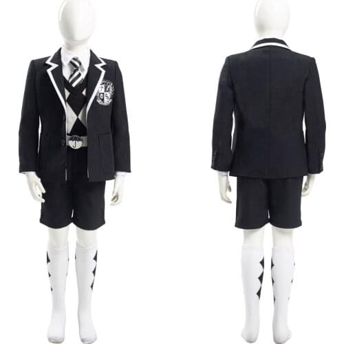 The Umbrella Academy Number 5 Cosplay Costume Student School Uniform Suit Halloween Carnival Costume for Kids Chlidren