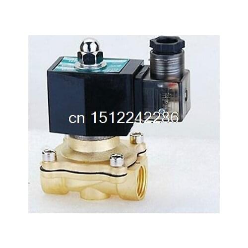 Methane Gas Fuel Propane 2 Ways NC Solenoid Valve 1/2" BSPP Connection 12VDC