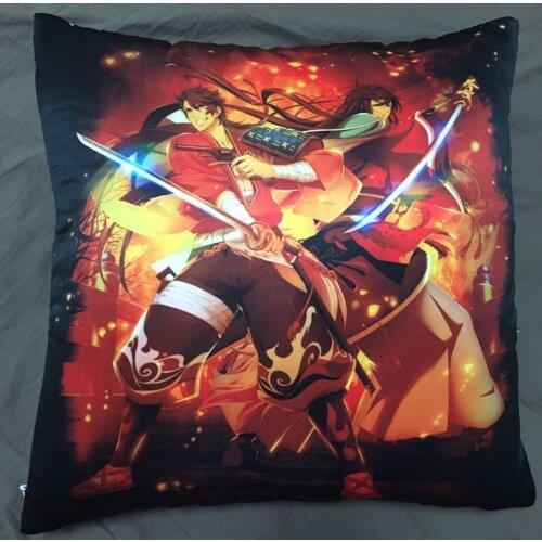 Katsugeki Touken Ranbu Anime Two Side Pillowcases Hugging Pillow Cushion Case Cover Otaku Cosplay Gift New 096