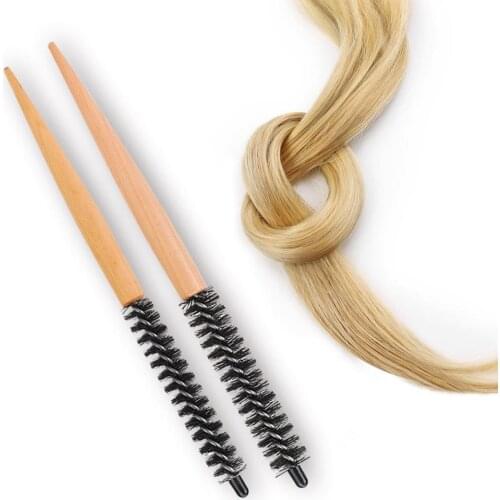 16mm 20mm Small Hair Round Brush Short Hair Styling Comb Salon Hair Curling Brush Hair Makeup Comb For Hairdrerssing Tool