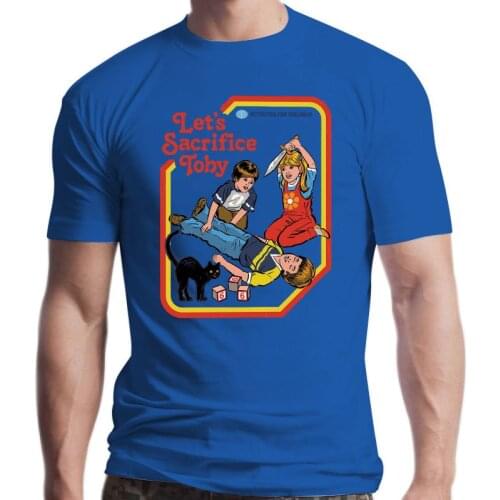 New Mens T Shirt Lets Socrifice Toby Soton Dork Lord 80s Retro Tee