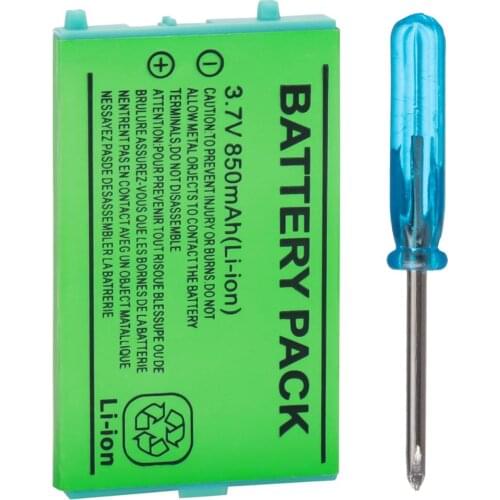 3.7V 850mAh Rechargeable Lithium-ion Battery + Tool Pack Kit for Nintendo Gameboy Advance GBA SP