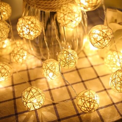 Merry Christmas Decor for Home Noel 2020 Christma Garland Ball String Lights Ornaments Xmas Happy New Year Decor 2021 Gift