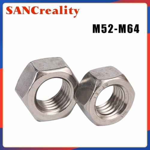 Hexagon Hex Nuts Metric DIN934 M2 M2.5 M3 M4 M5 M6 M8 M10 M12 M14 M16 M18 M20 M22 M24 Carbon Steel Stainless Steel Hex Nuts