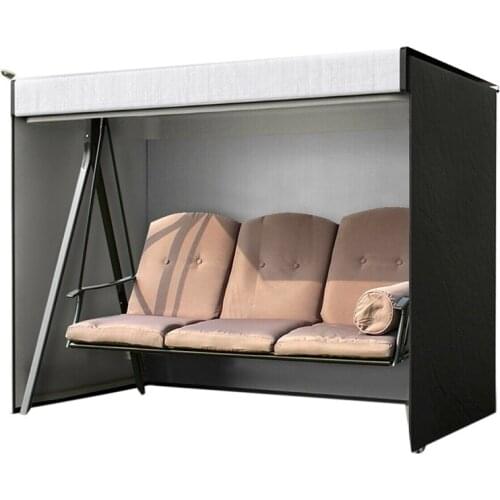 Garden Swing Cover 3-Seater Swing Hammock Cover Outdoor Patio Protector Sun Shade Waterproof Chair Cover