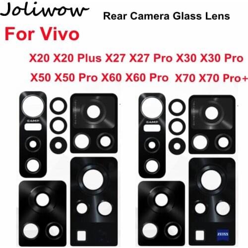 Rear Camera Glass Lens For Vivo X20 Plus x27 X30 X50 X60 X60 Pro Back Main Camera Glass Lens