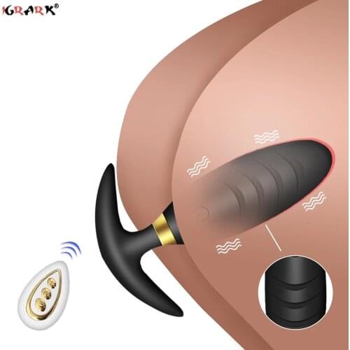 Vibrators Anal Butt Plug Vibrator Sex Toys Prostate Massager Adult Toy Sextoys Erotic Sexshop Buttplug For Men Women Male Sexy