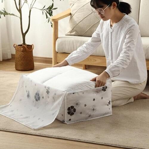 Clothes Storage Bag Breathable Moisture-proof Waterproof Blanket Pillow Luggage Organizer Clothes Storage Pouch Organization