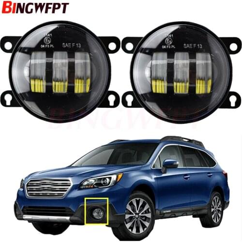 1pair Car Replacement LED Fog Lights 12V H11 For Subaru Outback 2.5L H4 2010 2011 2012 For Subaru Outback 3.6L H6 2010-2012