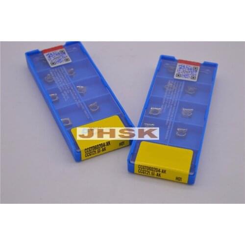 10pcs CCGT060204-AK H01 CCGT21.51-AK H01 for Aluminum Superior quality