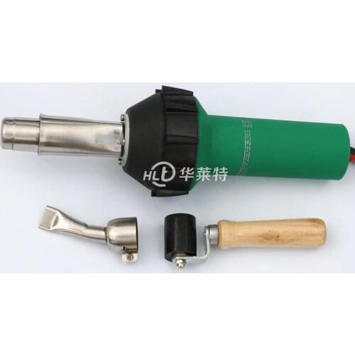 1600W Hot Air Gun 110V / 220V Plastic Welding Torch PVC Floor Welding Gun With 20MM Flat Nozzle + 40MM Silicone Pressure Roller