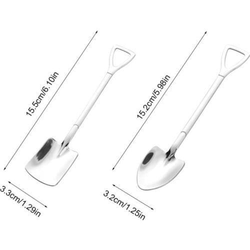 2021 Fashion Coffee Spoon Ice Cream Dessert Spoon Retro Cute Round Head Spoon Kitchen Gadget Decoration Kitchen Bar Utensils