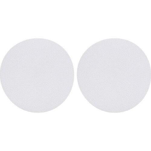 2x Plastic Canvas Knit Projects Accessory For Embroidery Crafting 9.45inch