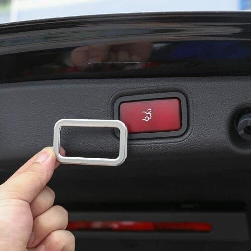 ABS Chrome Electric Tailgate Button Decoration Frame 1pc For Mercedes Benz E-Class W213 2016 2017