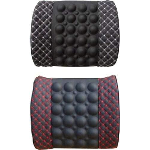 12V/24V Car Electric Massage Lumbar Support Unisex Waist Cushion Massager Corrector Back Posture Relieve Fatigue Waist Pillow