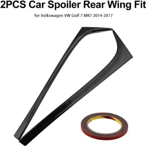 2pcs Car Spoiler Rear Wing Fit Car Rear Wing For Golf 7 Volkswagen Modified Wing ABS Spoiler Auto Parts