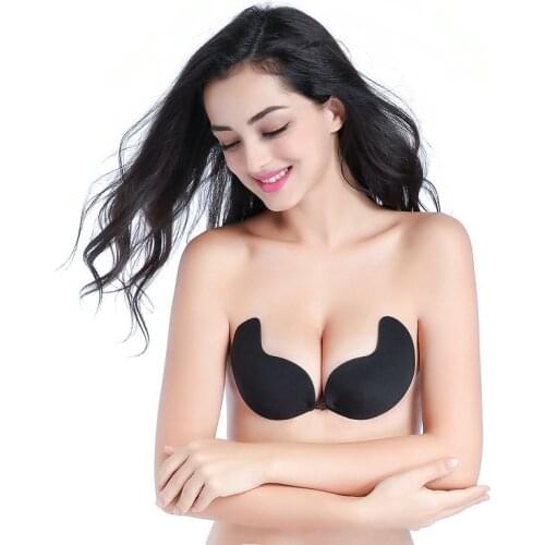Fly Bra Strapless Silicone Push Up Invisible Bra Self Adhesive Backless Bralette Lift Bralette Plus Size Seamless Bras