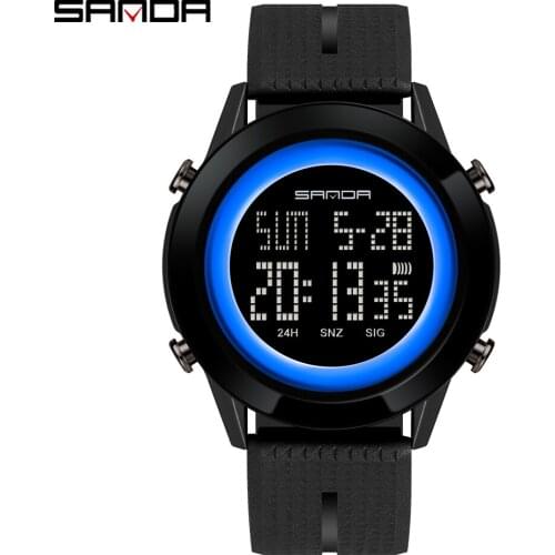 Men Watch New Fashion Military Wrist Watches For Men Waterproof StopWatch Big Dial LED Digital Sport Watches Mens Montre Homme