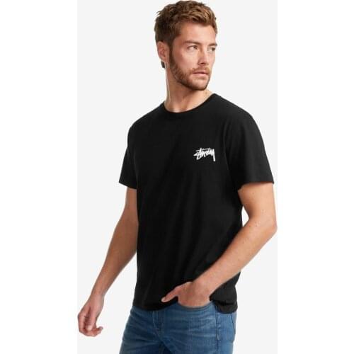 Male plain color t shirt Summer street fashion brand printed round collar casual sports Mens Clothing Tops Tees 9 Color