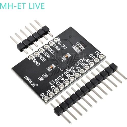 MH-ET LIVE MPR121 Proximity Capacitive Touch Sensor Keyboard Controller Development Board Touch Switch Module IIC Interface