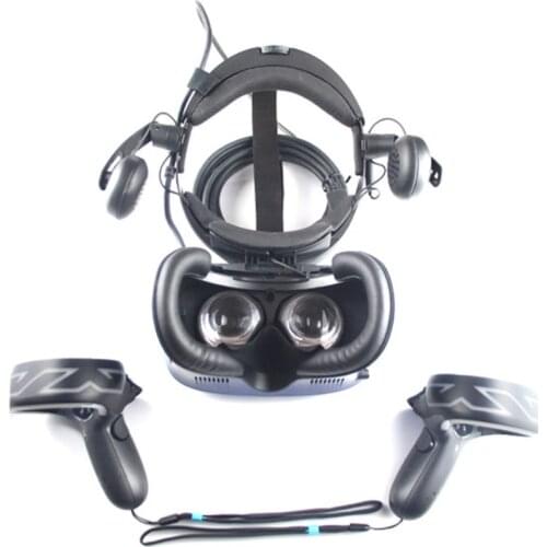 Soft Leather Eye Mask Mat for HTC VIVE Cosmos VR Headset Accessories Sweat-proof Face Cover Eye Mask Pad for HTC VIVE Cosmos