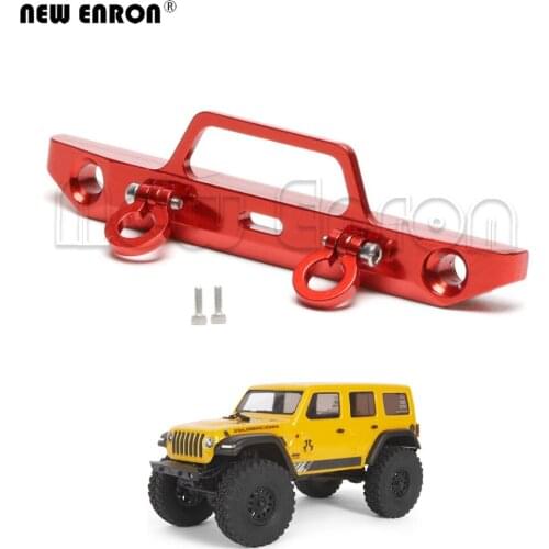 SCX24 AXI31616 Alloy Front Bumper For For RC Crawler Car 1/24 Axial 1967 Chevrolet Deadbolt AXI90081 2019 Jeep Wrangle AXI00002