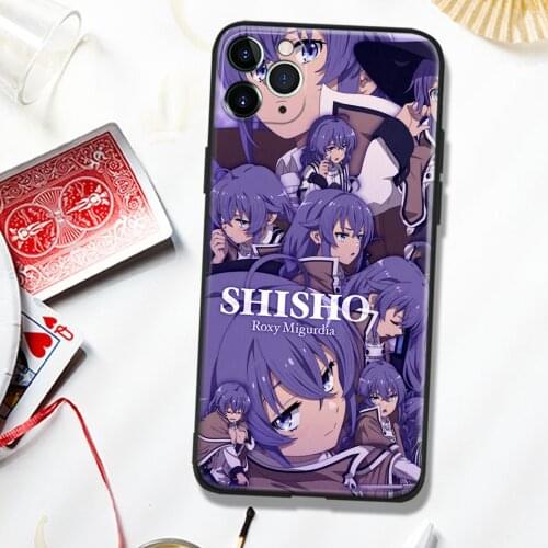 Roxy Mushoku Tensei Anime Soft Silicone Glass Phone Case Cover Shell For IPhone SE 6 6s 7 8 Plus X XR XS 11 12 Mini Pro Max