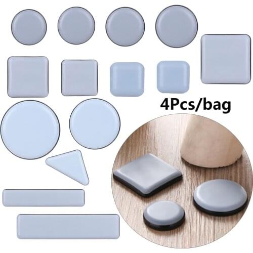 Home Table Sofa Bumper Chair Fittings Self-Adhesive Furniture Leg Slider Pads Slip Mat Anti Noisy Floor Protector
