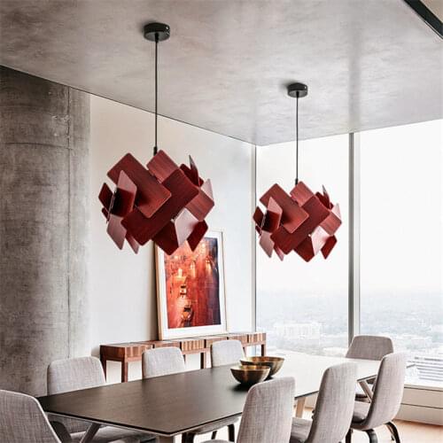 Modern Creative Simple Iron Glass Suspension For Foyer Bed Room Dining Room Apartment Glass Metal Drop Light 2499