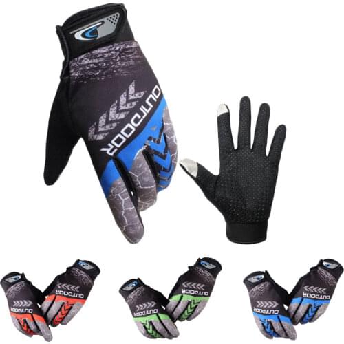MTB Bike Bicycle Gloves Cycling Full Finger Glove Motorcycle Gloves Women Men Non-slip Sunscreen Breathable Touchscreen Outdoor