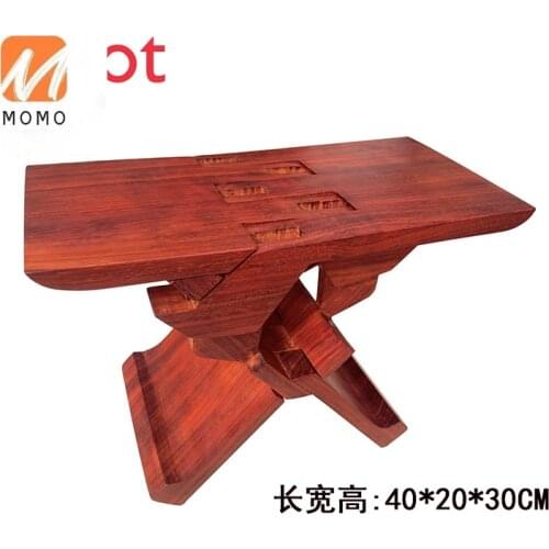 High-End Customized I Chinese Luban Stool Folding Stool Portable Fishing Stool Retro Handmade Solid Wood Shoe Changing Stool