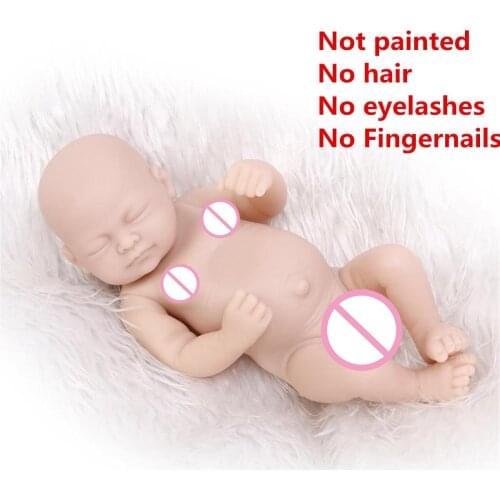 10" Full Vinyl Girl Kawaii Baby Dolls Stuffed Kids Toys for Girls Baby Doll Reborn Baby Toys Dolls Sleeping Baby Doll Kids