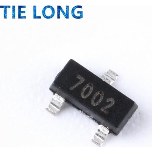 100pcs/lot 2N7002 702/7002 MMBT7002 SOT-23