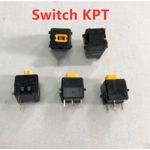 20 Keyboard switch KPT three-pin self-resetting key switch tact switch yellow