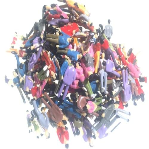 30pcs 1/42 Sale Color Model Figures Toys Miniature Painted Passengers For Diorama Architectural Scene Layout Kits Or Gifts
